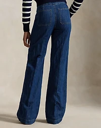 Wide-Leg Flare Jean