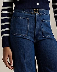 Wide-Leg Flare Jean