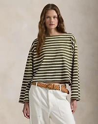 Striped Boatneck Mariner Tee