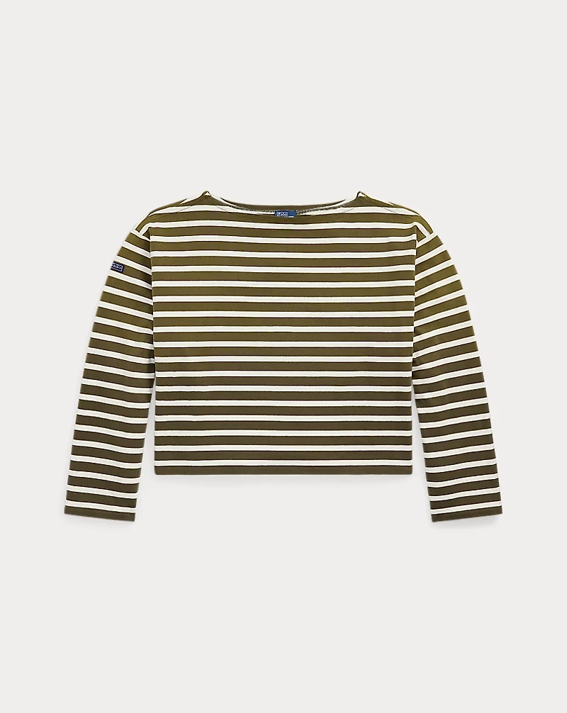 Striped Boatneck Mariner Tee
