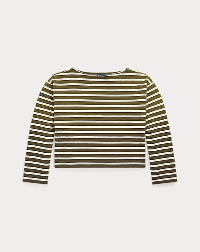 Striped Boatneck Mariner Tee