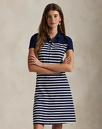 Striped Polo Shirtdress