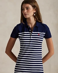 Striped Polo Shirtdress