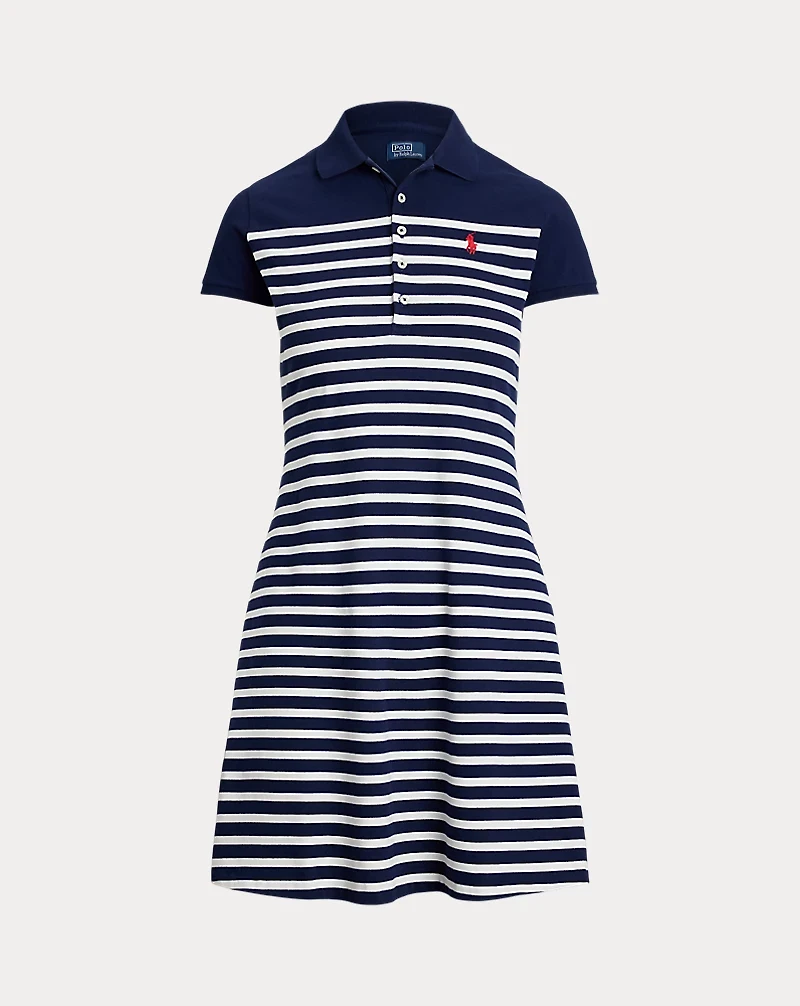 Striped Polo Shirtdress
