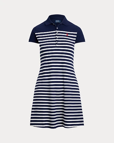 Striped Polo Shirtdress
