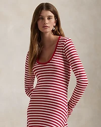 Striped Scoopneck Dress