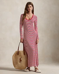 Striped Scoopneck Dress
