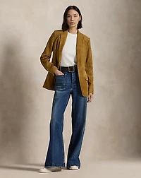 Lamb-Suede Blazer