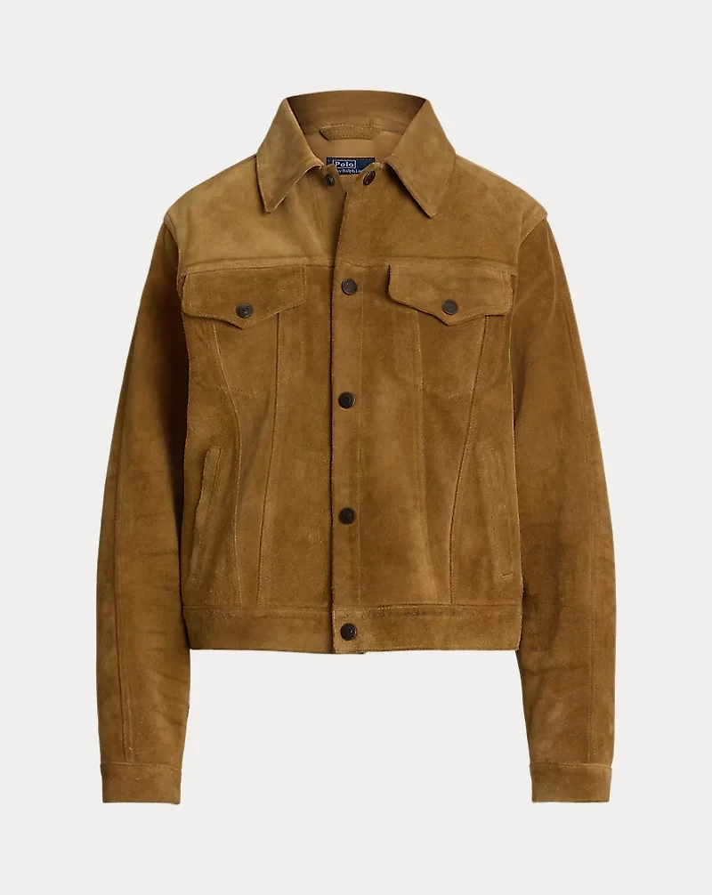 Suede Trucker Jacket