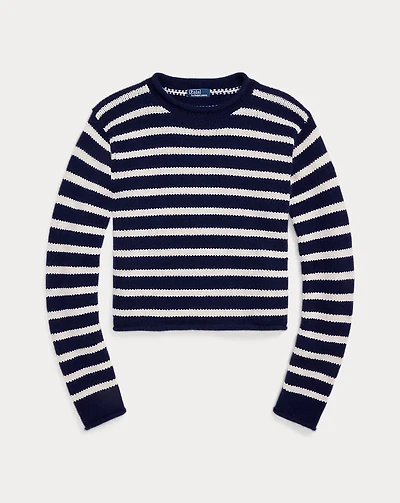 Striped Cashmere Rollneck Sweater