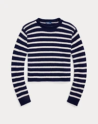 Striped Cashmere Rollneck Sweater