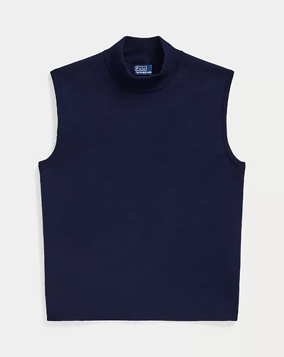 Sleeveless Turtleneck Sweater