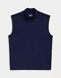 Sleeveless Turtleneck Sweater