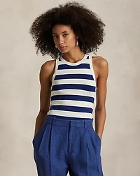 Striped Sweater Tank Top