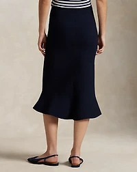 Flared Knit Skirt
