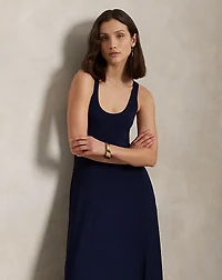 Scoopneck Jersey Dress
