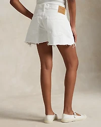 Raw-Hem Denim Short