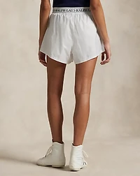 Logo-Waistband Ripstop Short