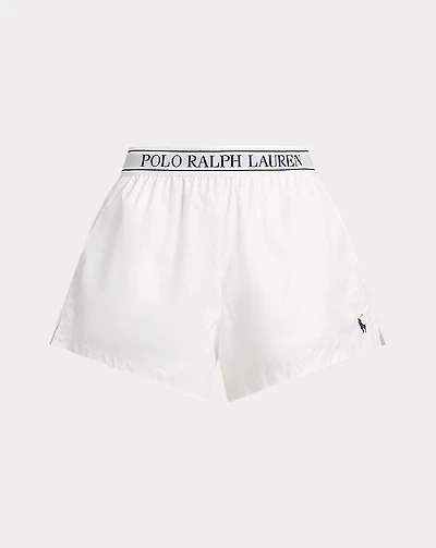 Logo-Waistband Ripstop Short
