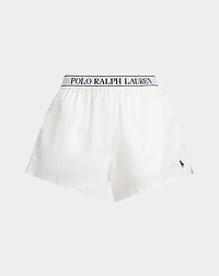 Logo-Waistband Ripstop Short