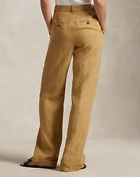 Linen Relaxed Straight Pant