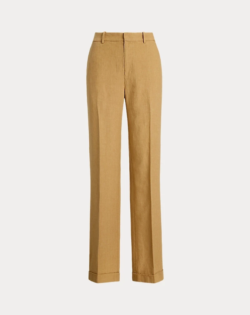 Linen Relaxed Straight Pant