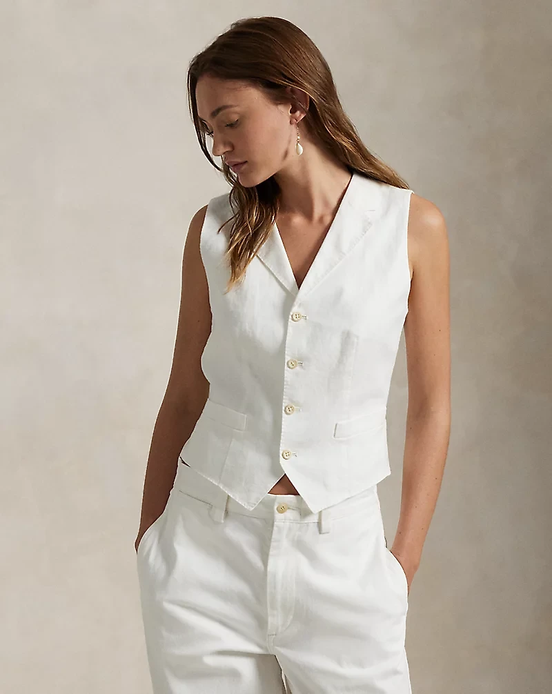Linen Vest