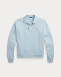 Lightweight Fleece Long-Sleeve Polo