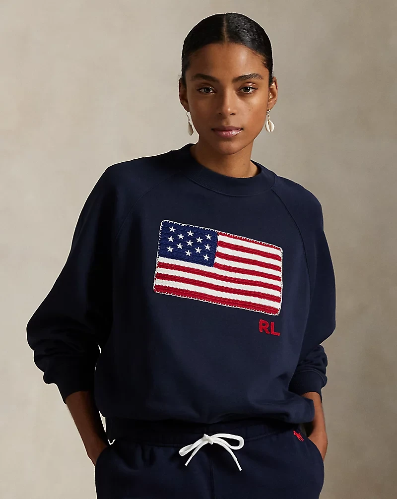 Logo Flag French Terry Crewneck