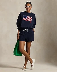 Lightweight Fleece Drawstring Short