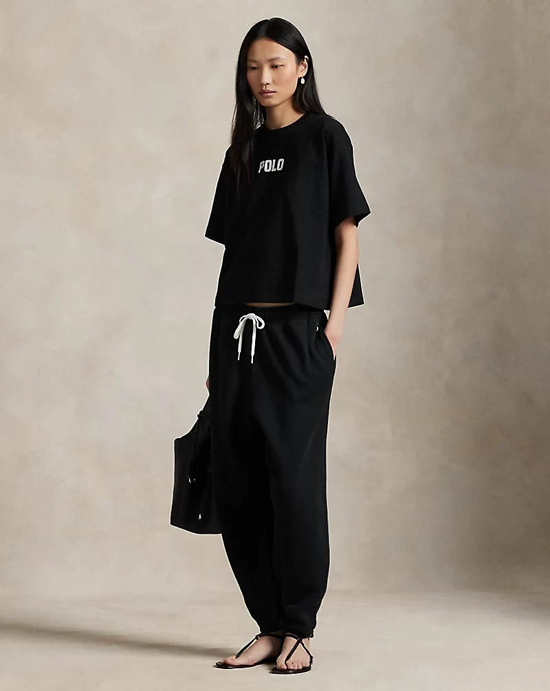 Logo Cotton Jersey Crewneck Tee