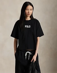 Logo Cotton Jersey Crewneck Tee