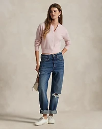 Featherweight Cashmere-Blend Cardigan