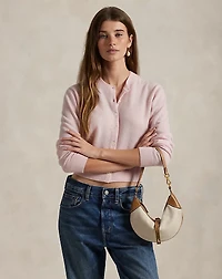 Featherweight Cashmere-Blend Cardigan