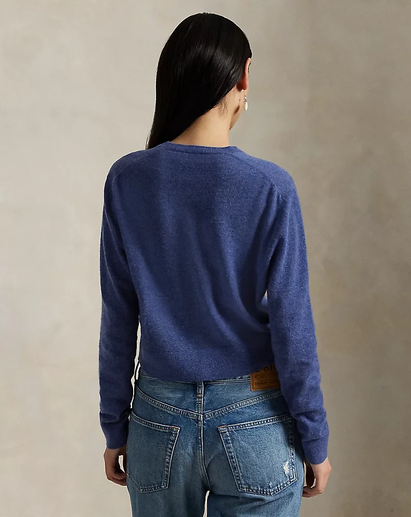 Featherweight Cashmere-Blend Cardigan