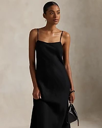 Linen Sleeveless A-Line Dress