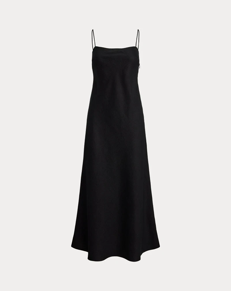 Linen Sleeveless A-Line Dress