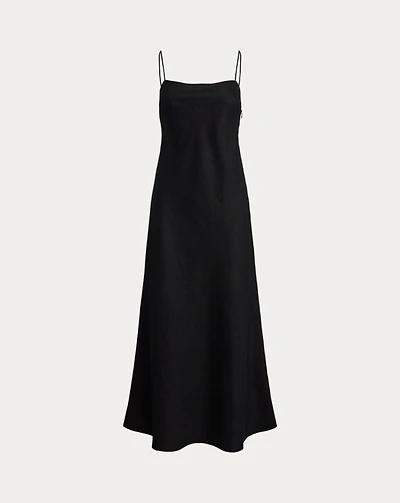 Linen Sleeveless A-Line Dress