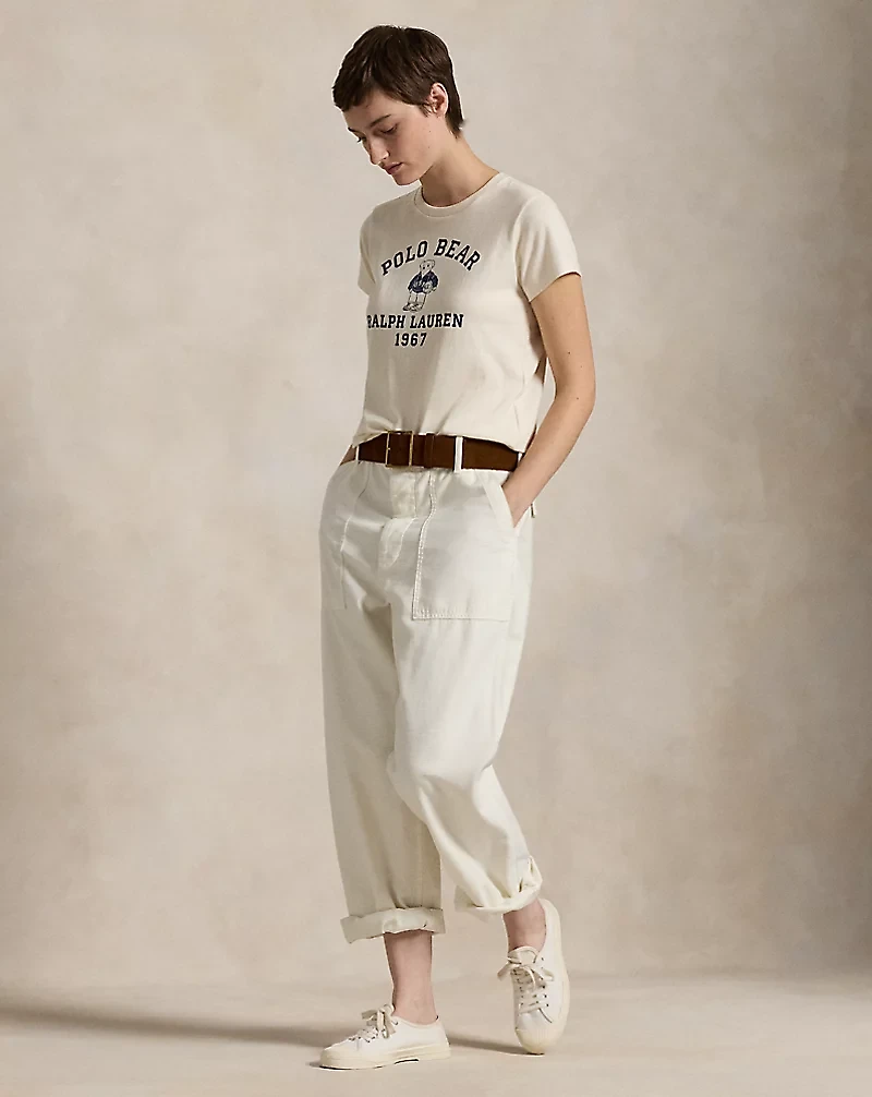 Polo Bear Cotton Jersey Tee