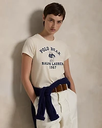 Polo Bear Cotton Jersey Tee