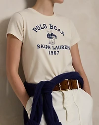 Polo Bear Cotton Jersey Tee