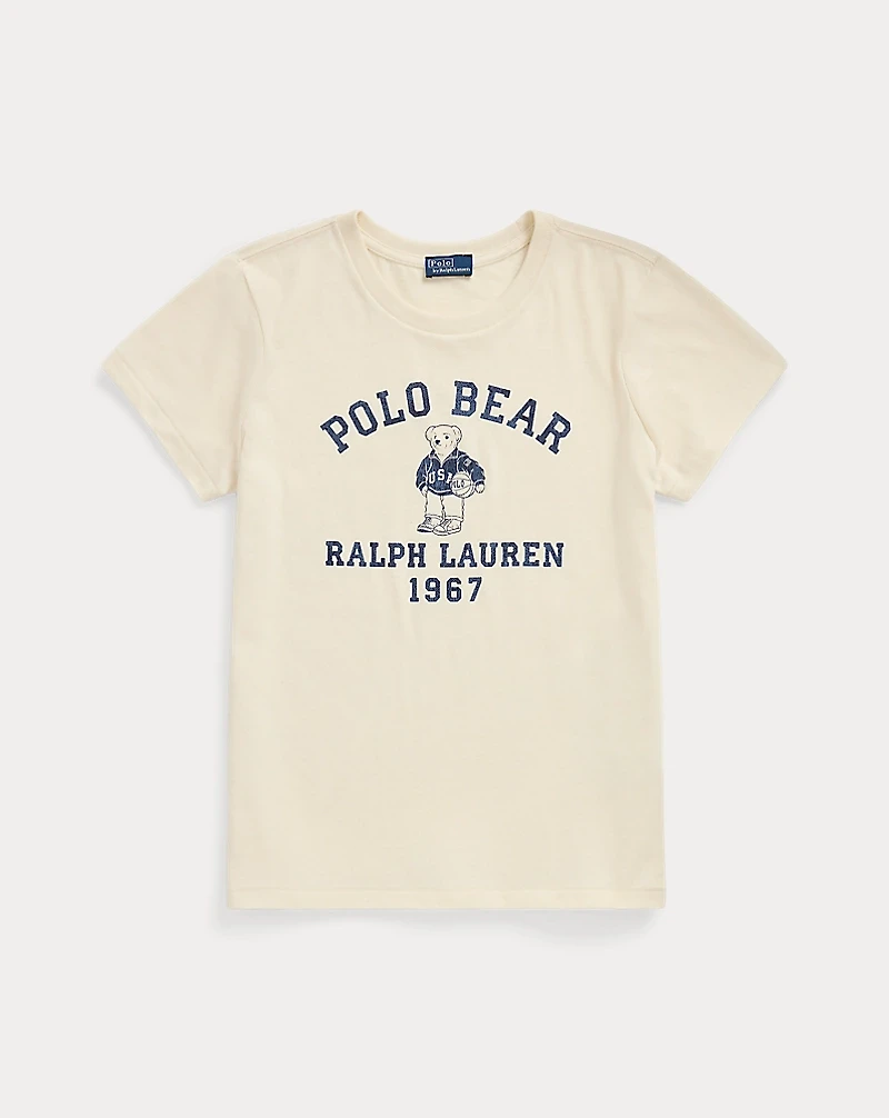 Polo Bear Cotton Jersey Tee
