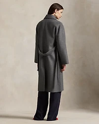 Double-Breasted Cashmere Trench Coat