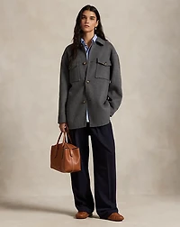 Double-Faced Wool Shirt Jacket