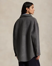 Double-Faced Wool Shirt Jacket