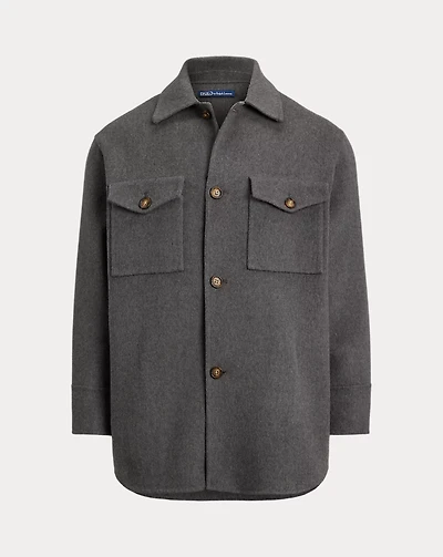 Double-Faced Wool Shirt Jacket