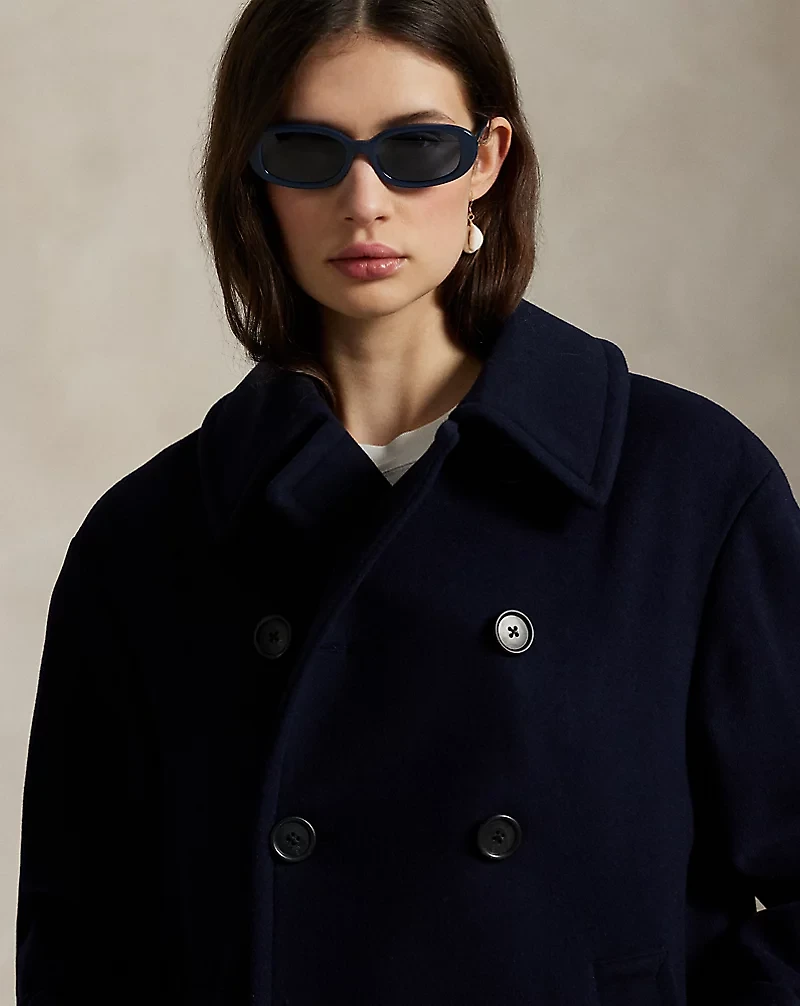 Wool Melton Peacoat