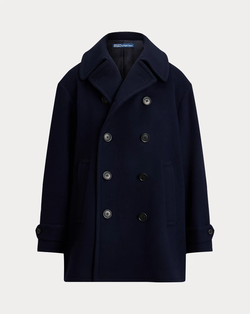 Wool Melton Peacoat