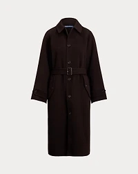 Wool-Cashmere-Blend Balmacaan Coat