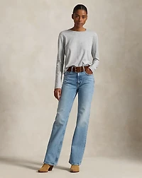 Shrunken Fit Jersey Long-Sleeve Tee